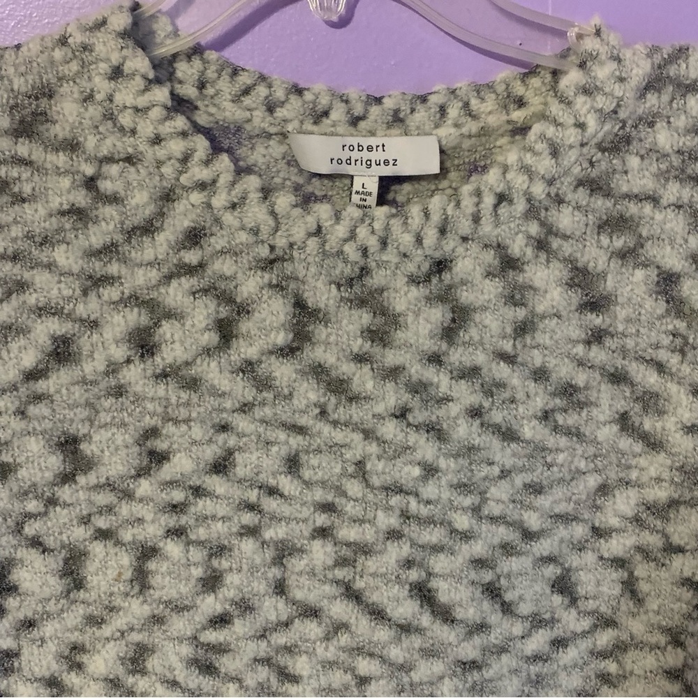 Robert Rodriguez Wool Blend Sleeveless Gray Patte… - image 2